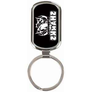 1 1/8" x 1 7/8" Laserable Rectangle Keychain