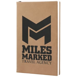 5 1/4" x 8 1/4" Laserable Leatherette Journal