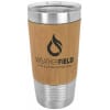 20 oz. Laserable Leatherette Polar Camel Tumbler with Clear Lid